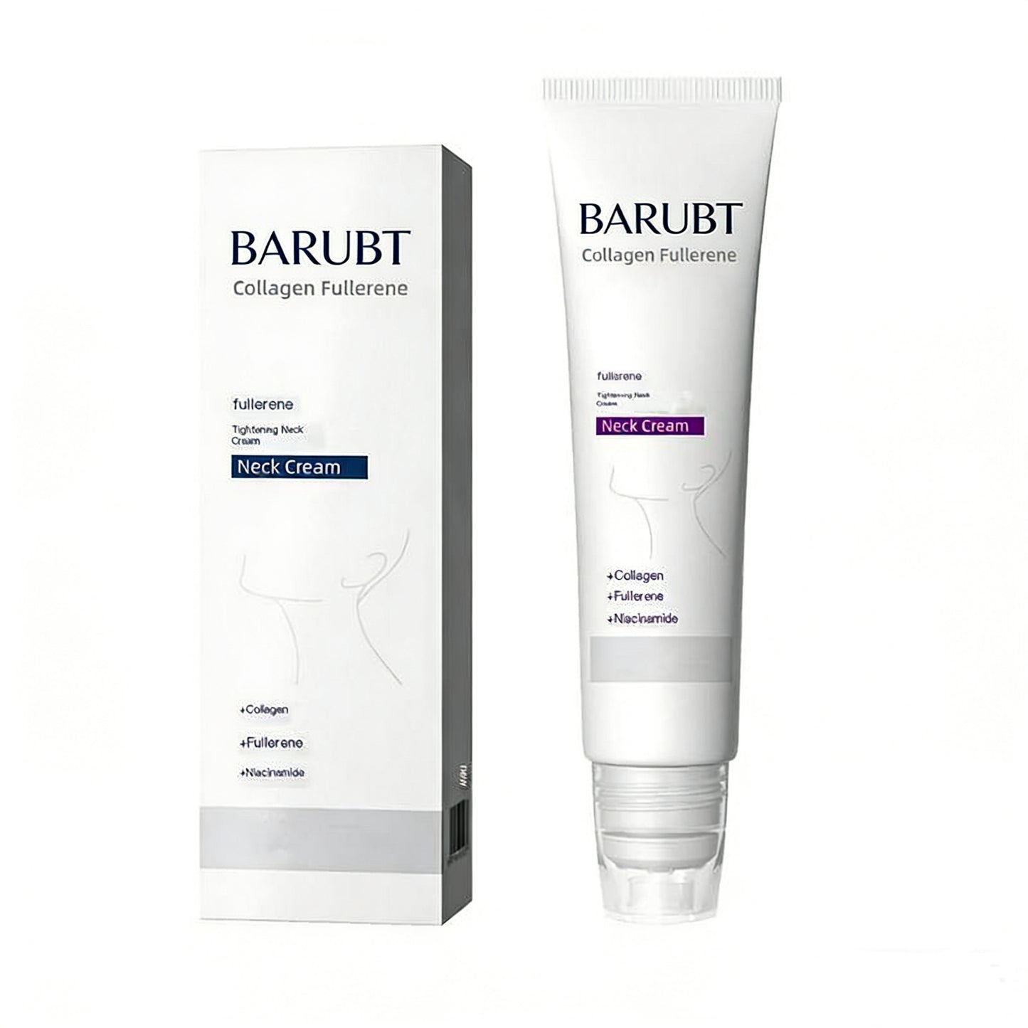 Plump and smooth neck cream massage to reduce neck wrinkles